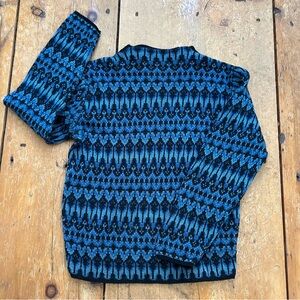 Vintage 1970’s Alps Knitmeister Nordic Wool Knit Sweater - Men’s Medium